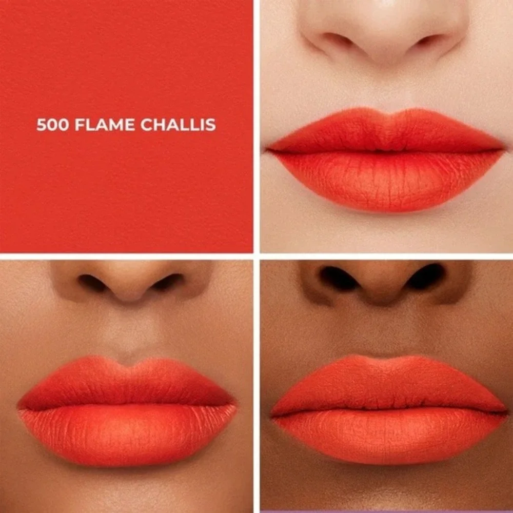 New in Box! Laura Mercier 500 Flame Chalis Matte Lipstick Caviar Smoothing